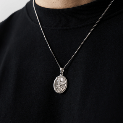 Iced St Michael (Zilver)