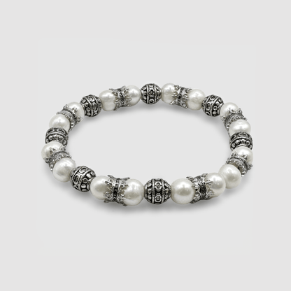 Kroonjuwelen Parelarmband (Zilver)