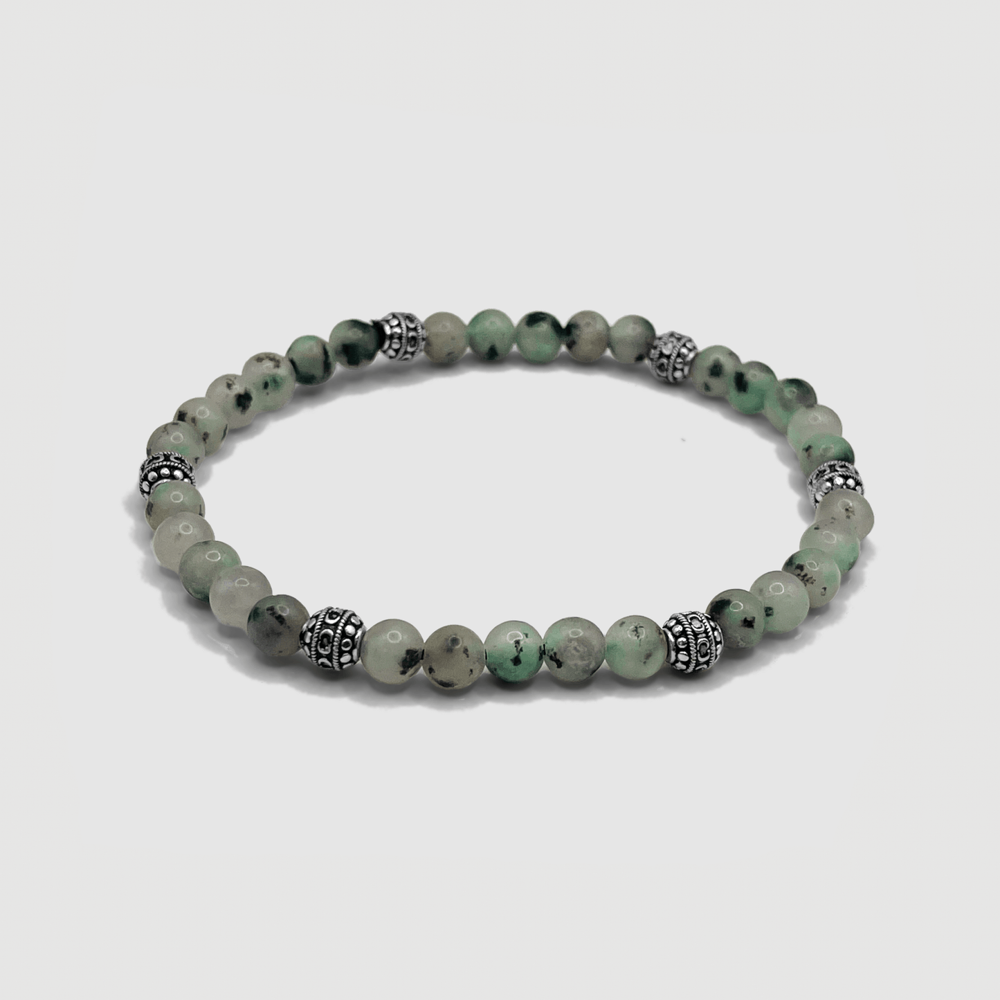 Kiwi Steen Armband (Zilver)