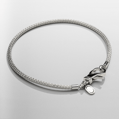 Micro Plissé Armband (Zilver)