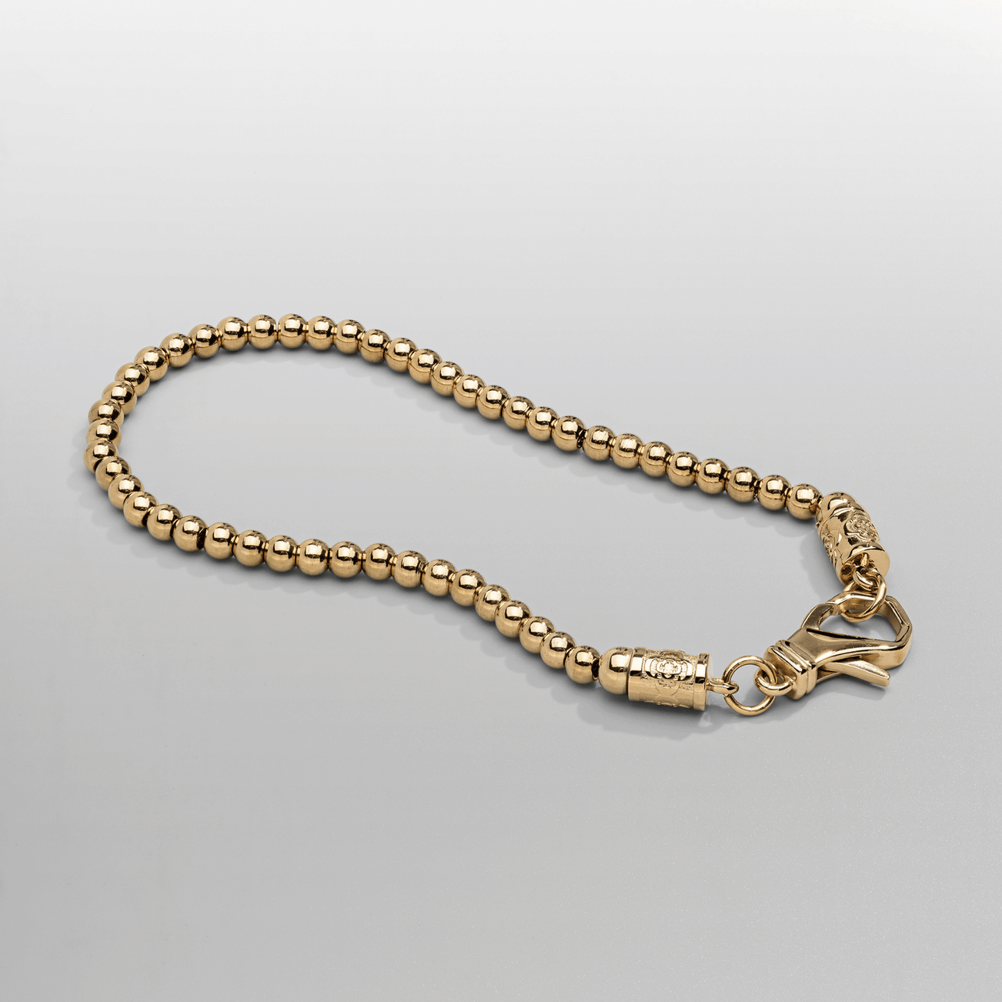Mini Chrome Bal Armband (Goud)