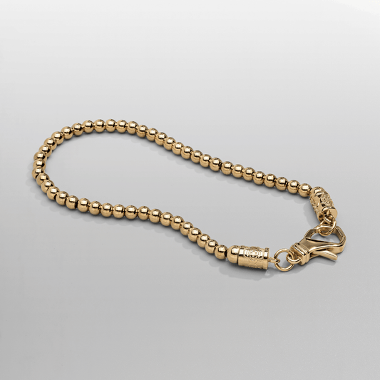 Mini Chrome Bal Armband (Goud)
