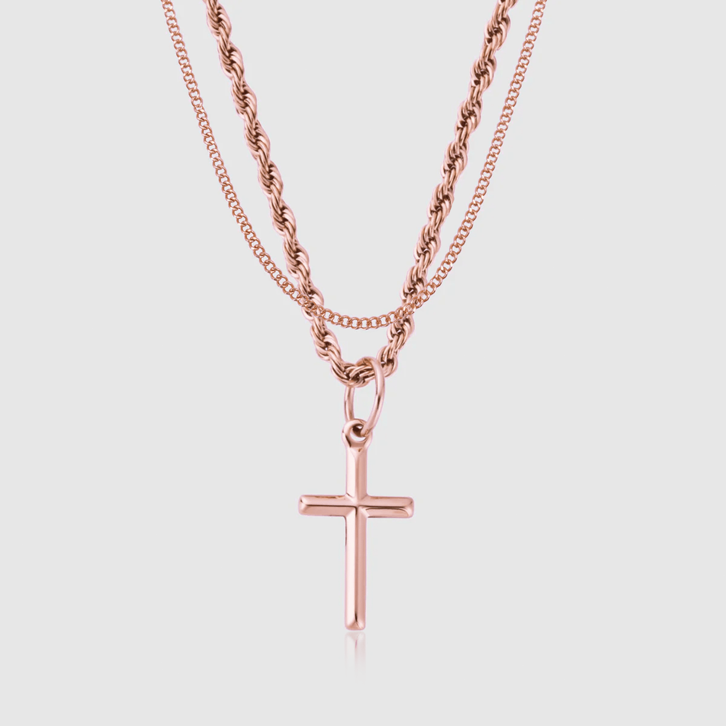 Cross & Connell Set (Roze Goud)