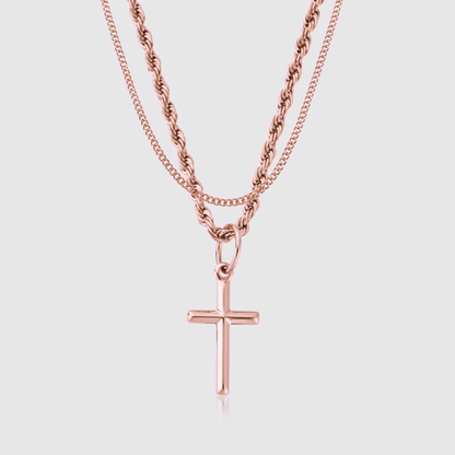 Cross & Connell Set (Roze Goud)
