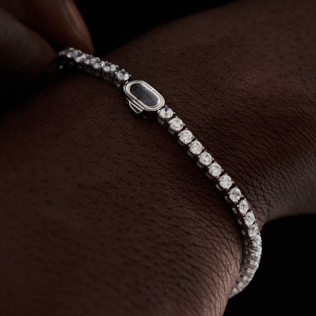 Tennisarmband (Zilver) 3mm