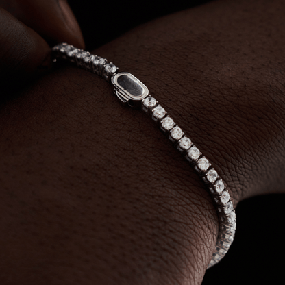 Tennisarmband (Zilver) 3mm