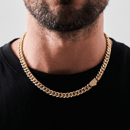 Half Iced Cuban (Goud) 8mm
