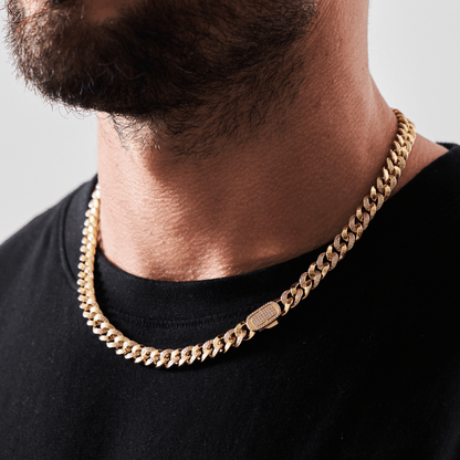 Half Iced Cuban (Goud) 8mm