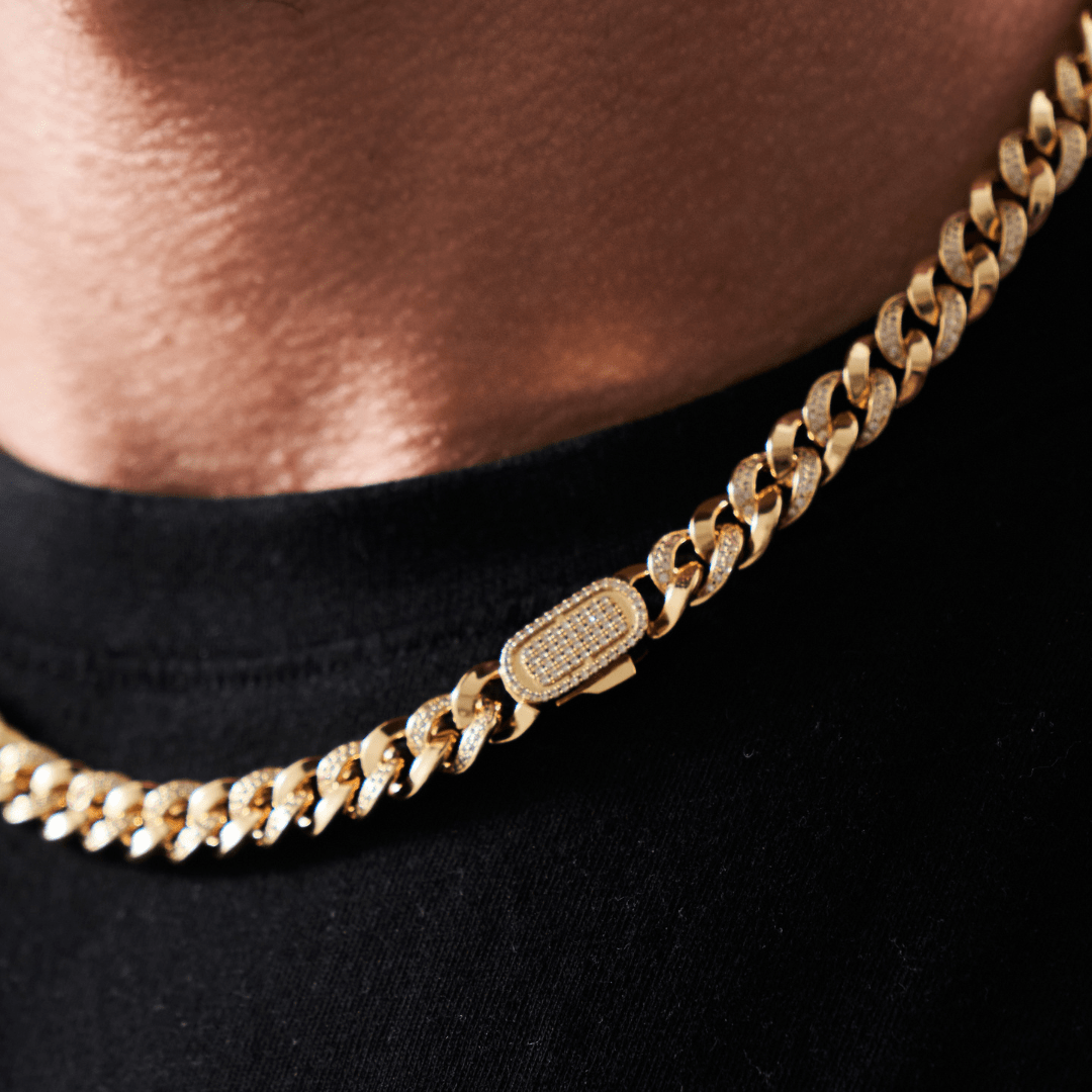 Half Iced Cuban (Goud) 8mm