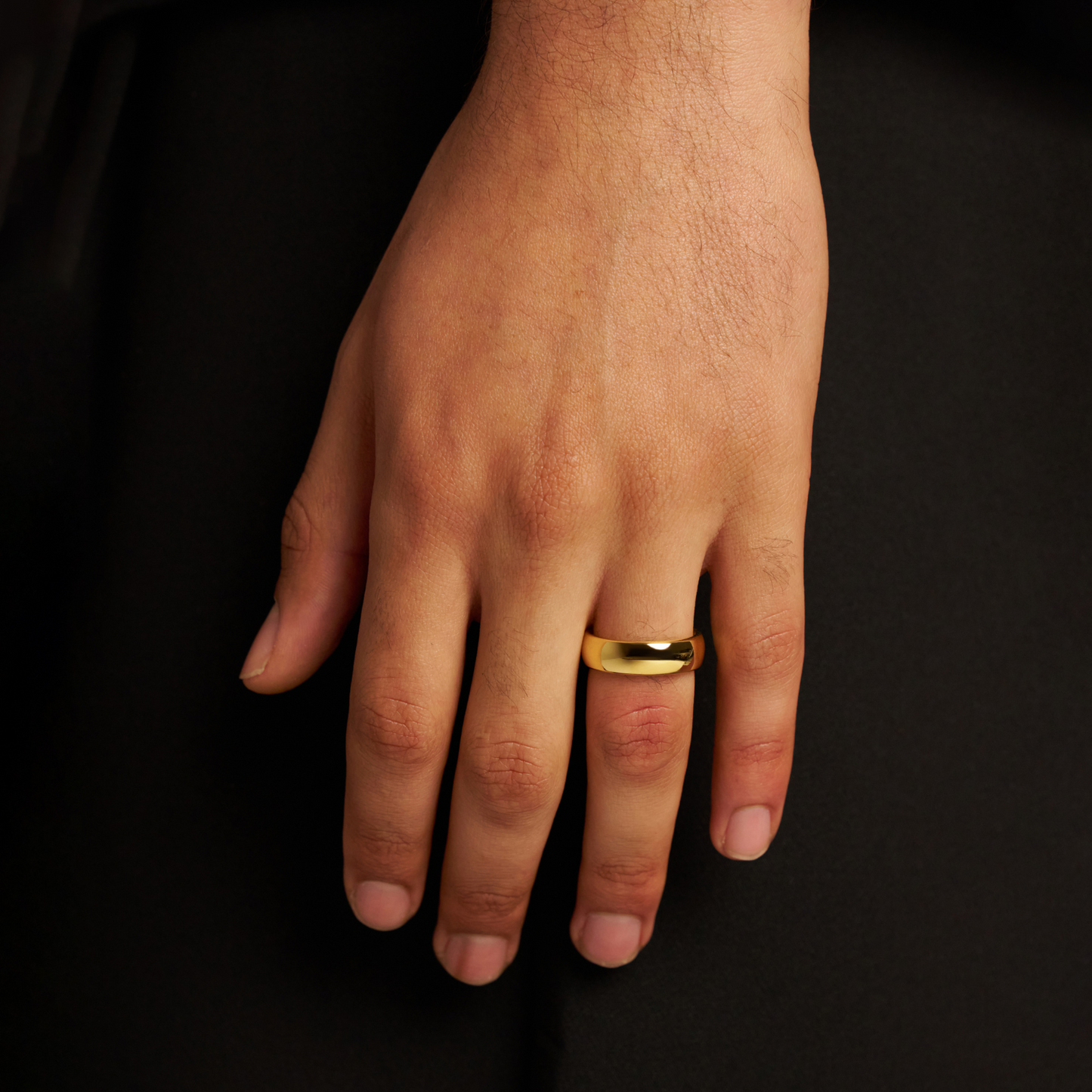 Ronde Ring (Goud) 7mm | 18ct Gouden Tungsten