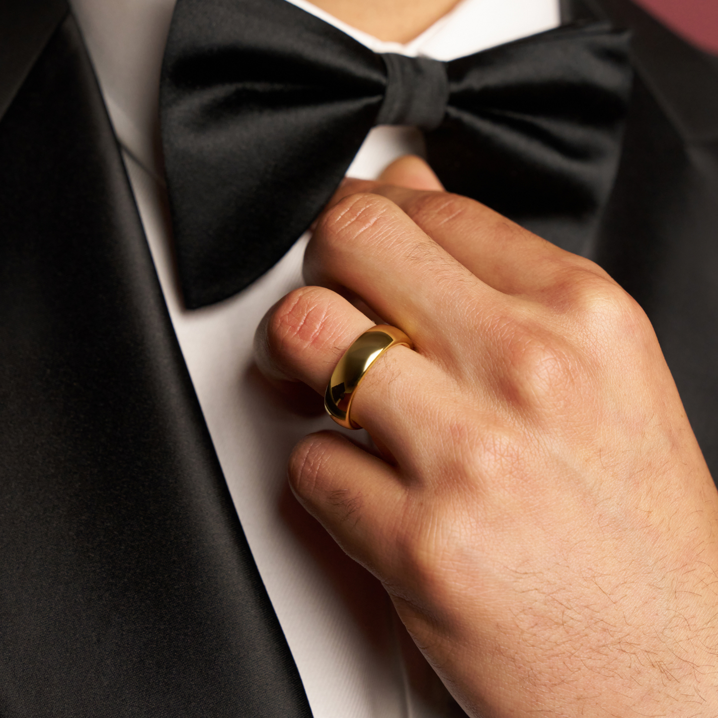 Ronde Ring (Goud) 7mm | 18ct Gouden Tungsten