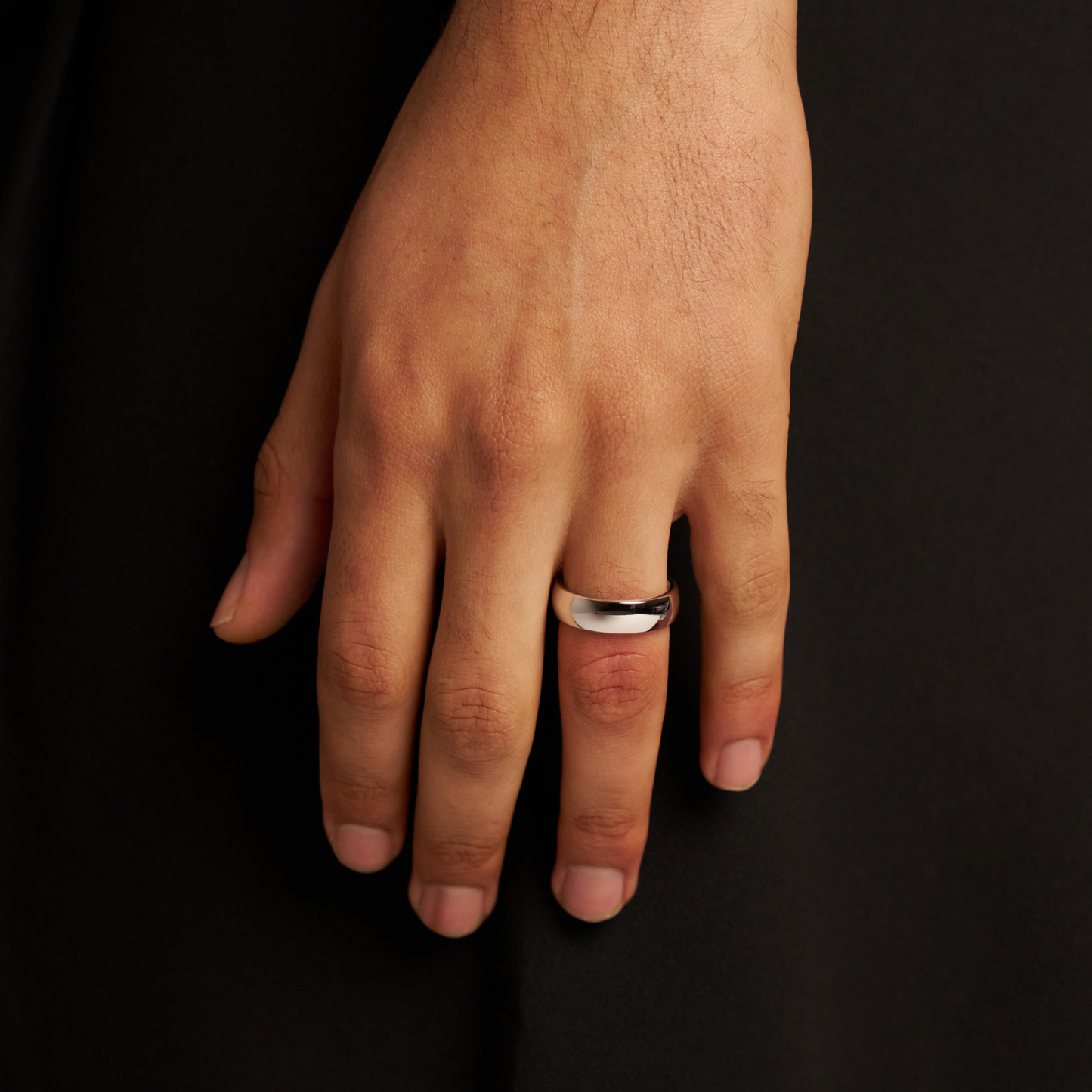 Ronde Ring (Zilver) 7mm | Tungsten