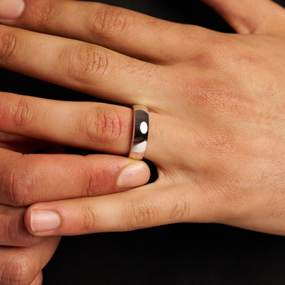 Ronde Ring (Zilver) 7mm | Tungsten