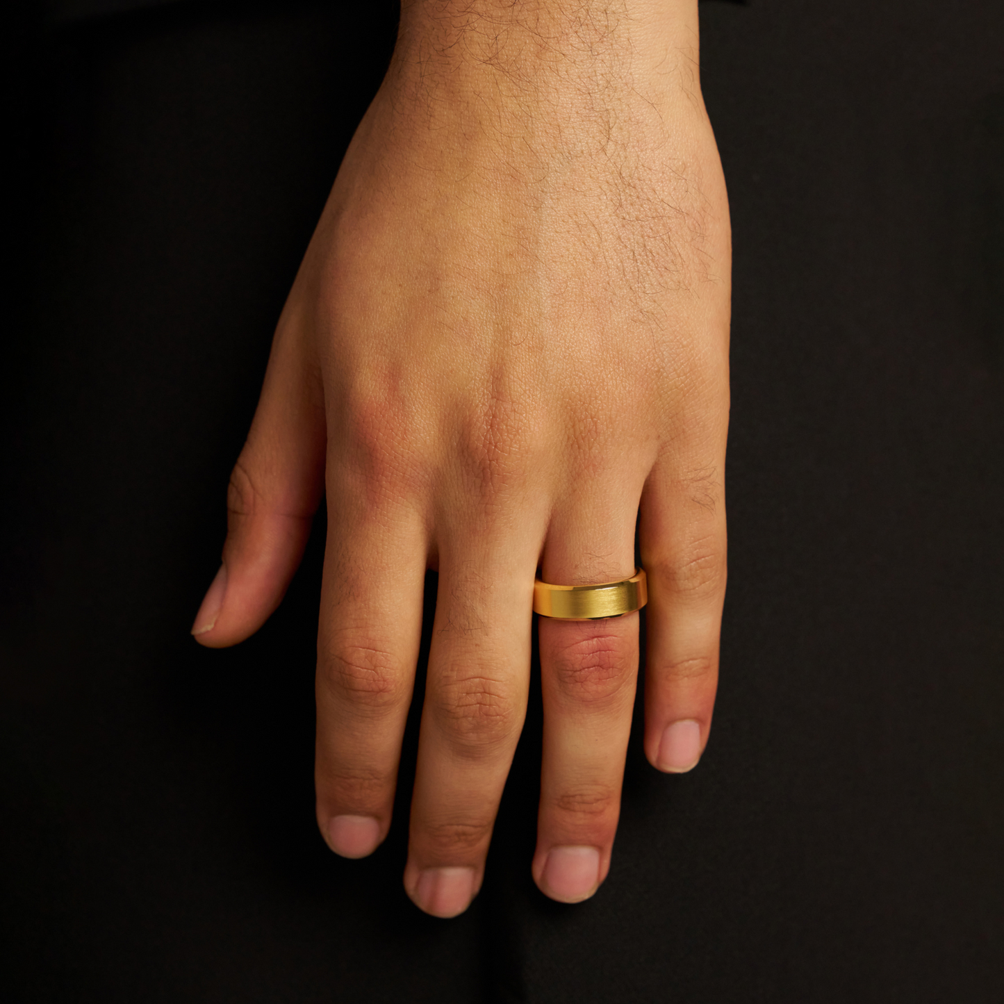 Afgeronde Ring (Goud) 8mm | 18ct Goud Tungsten