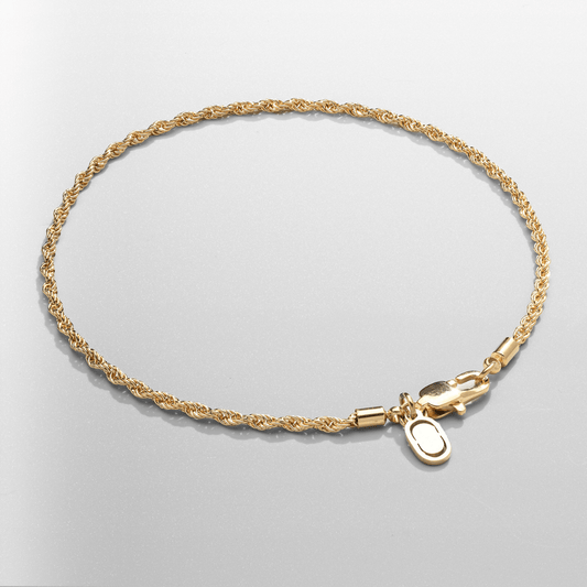 Touw Armband (Goud) 2mm