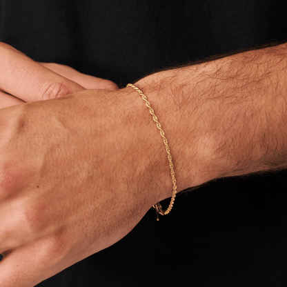 Touw Armband (Goud) 2mm