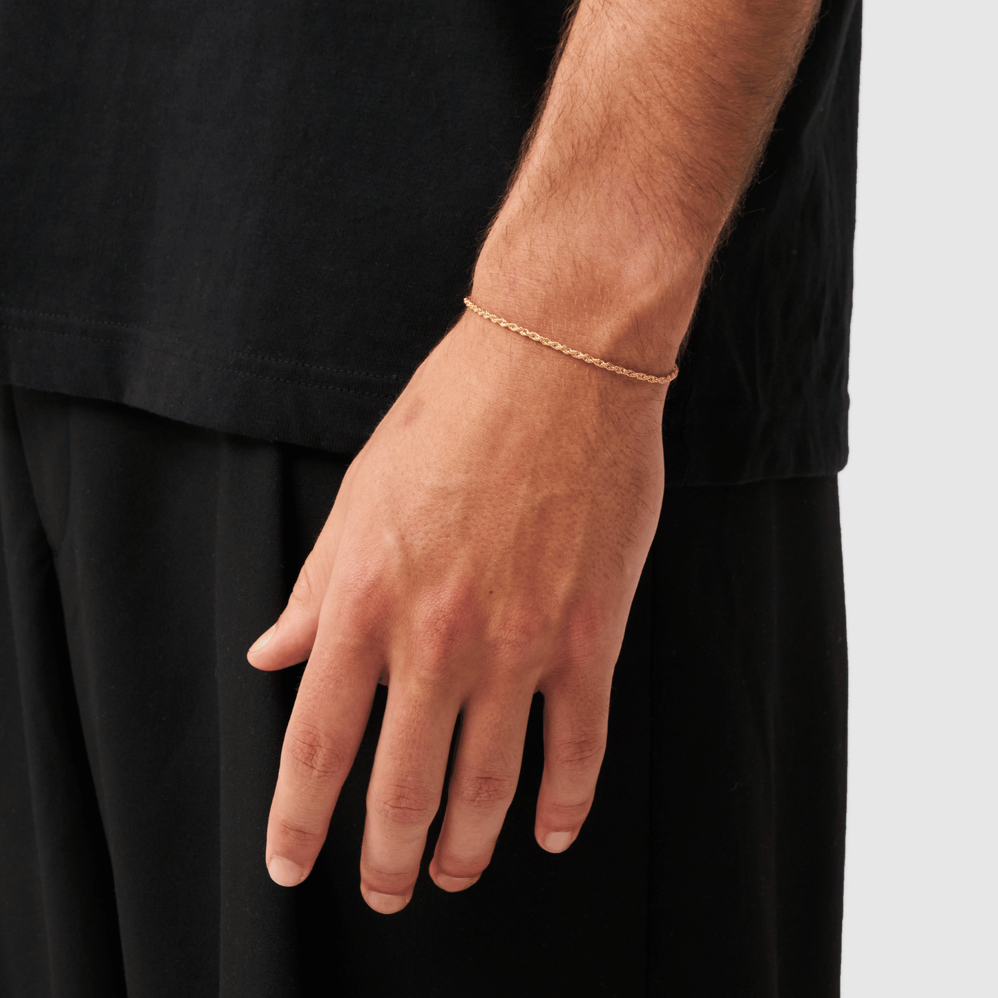 Touw Armband (Goud) 2mm