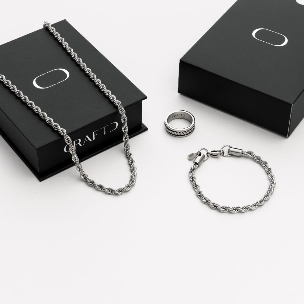 Touw Cadeauset (Zilver)