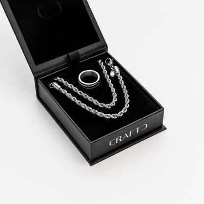 Touw Cadeauset (Zilver)