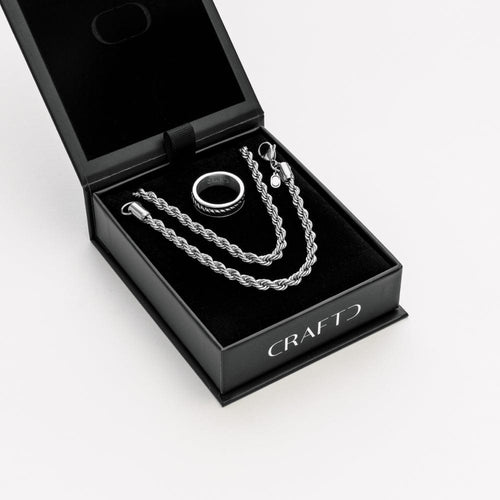 Touw Cadeauset (Zilver)