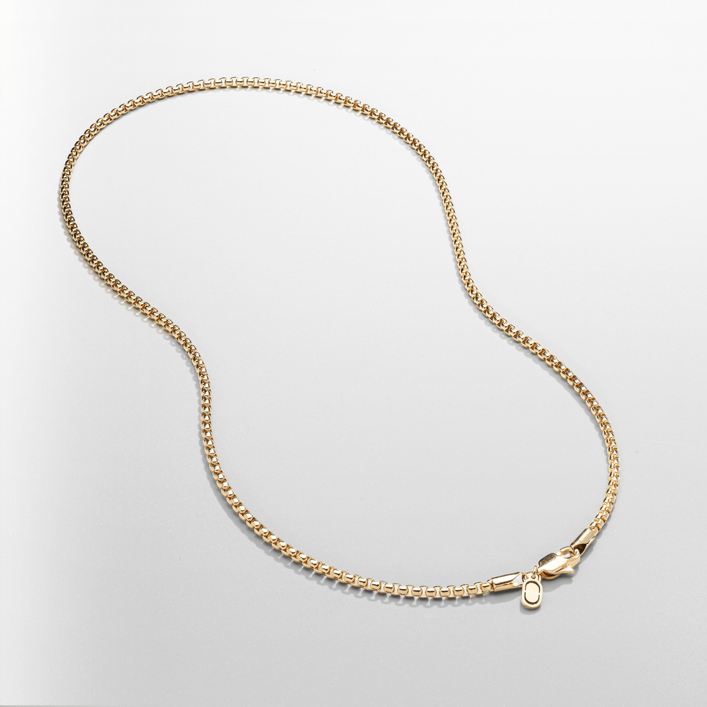 Ronde Box Chain (Goud) 3mm