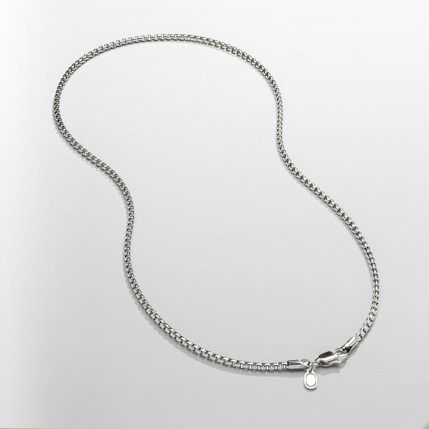 Ronde Box Chain (Zilver) 3mm