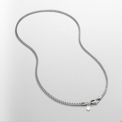 Ronde Box Chain (Zilver) 3mm