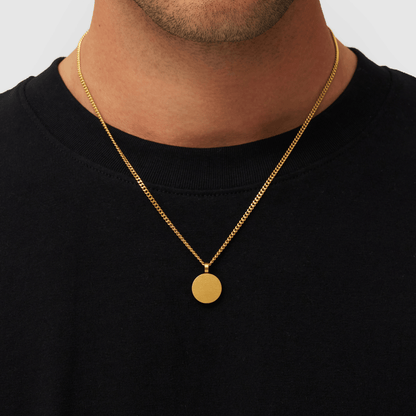 Ronde Totem Hanger (Goud)