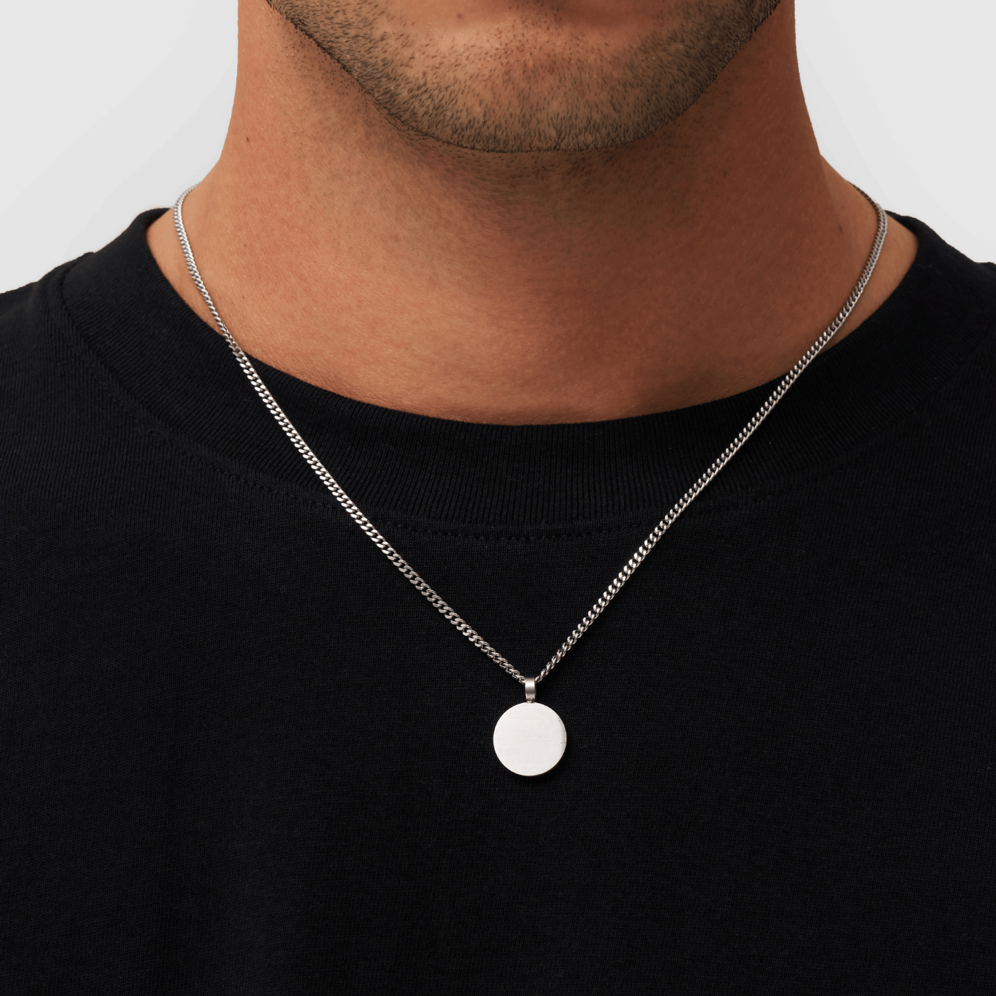 Ronde Totem Hanger (Zilver)