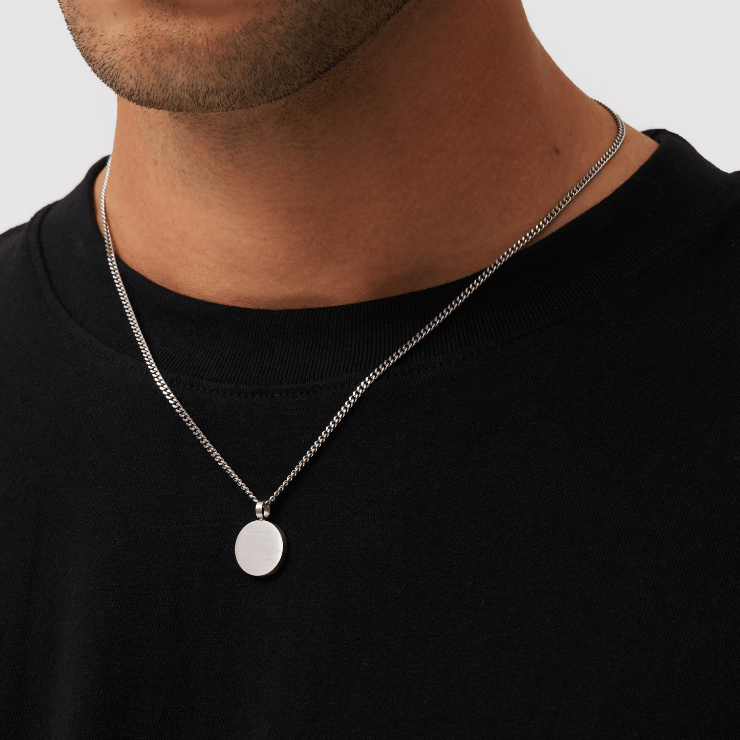 Ronde Totem Hanger (Zilver)