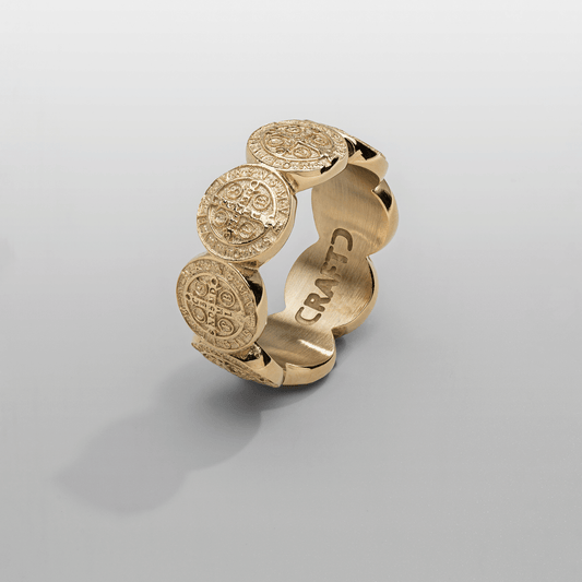 Sint Benedictus Bandring (Goud)