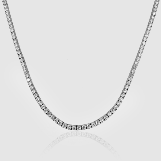 Tennis Ketting (Zilver) 3mm