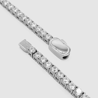 Tennisarmband (Zilver) 3mm