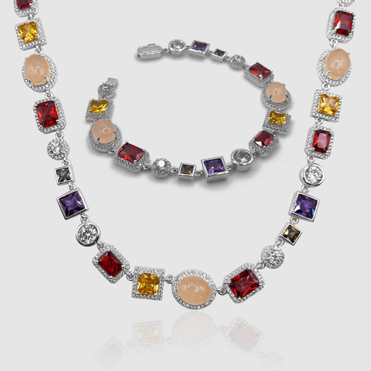 Edelsteen Set (Zilver)