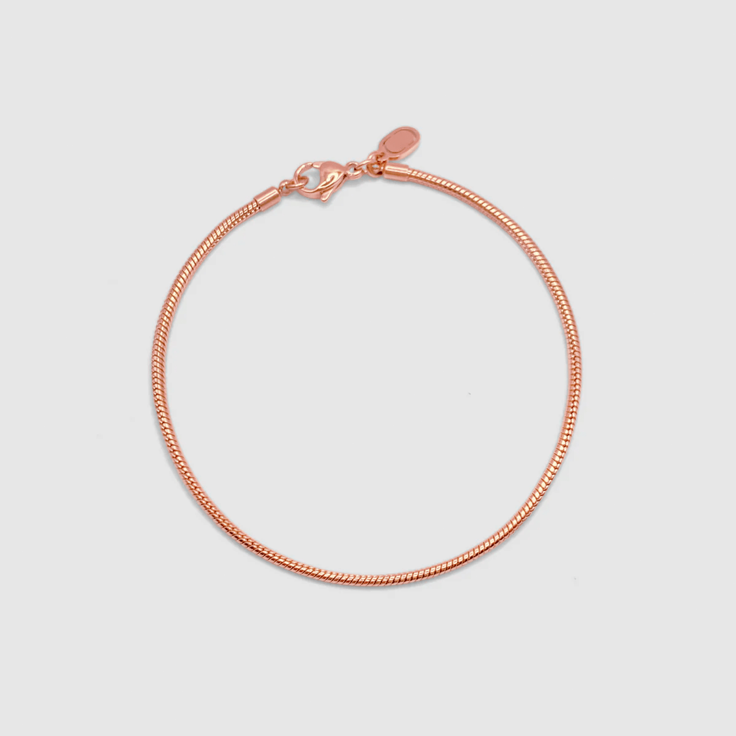 Slangenarmband (Roze Goud) 2mm