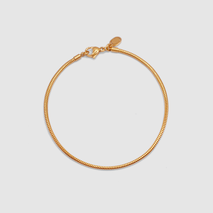 Slangenarmband (Goud) 2mm