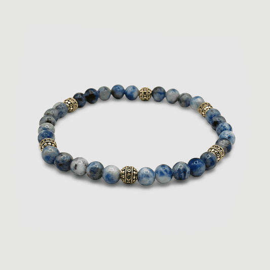 Sodaliet Steen Armband (Goud)