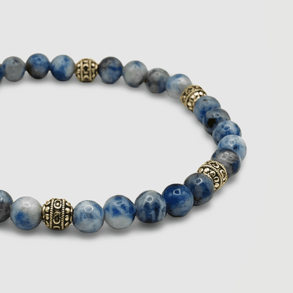 Sodaliet Steen Armband (Goud)