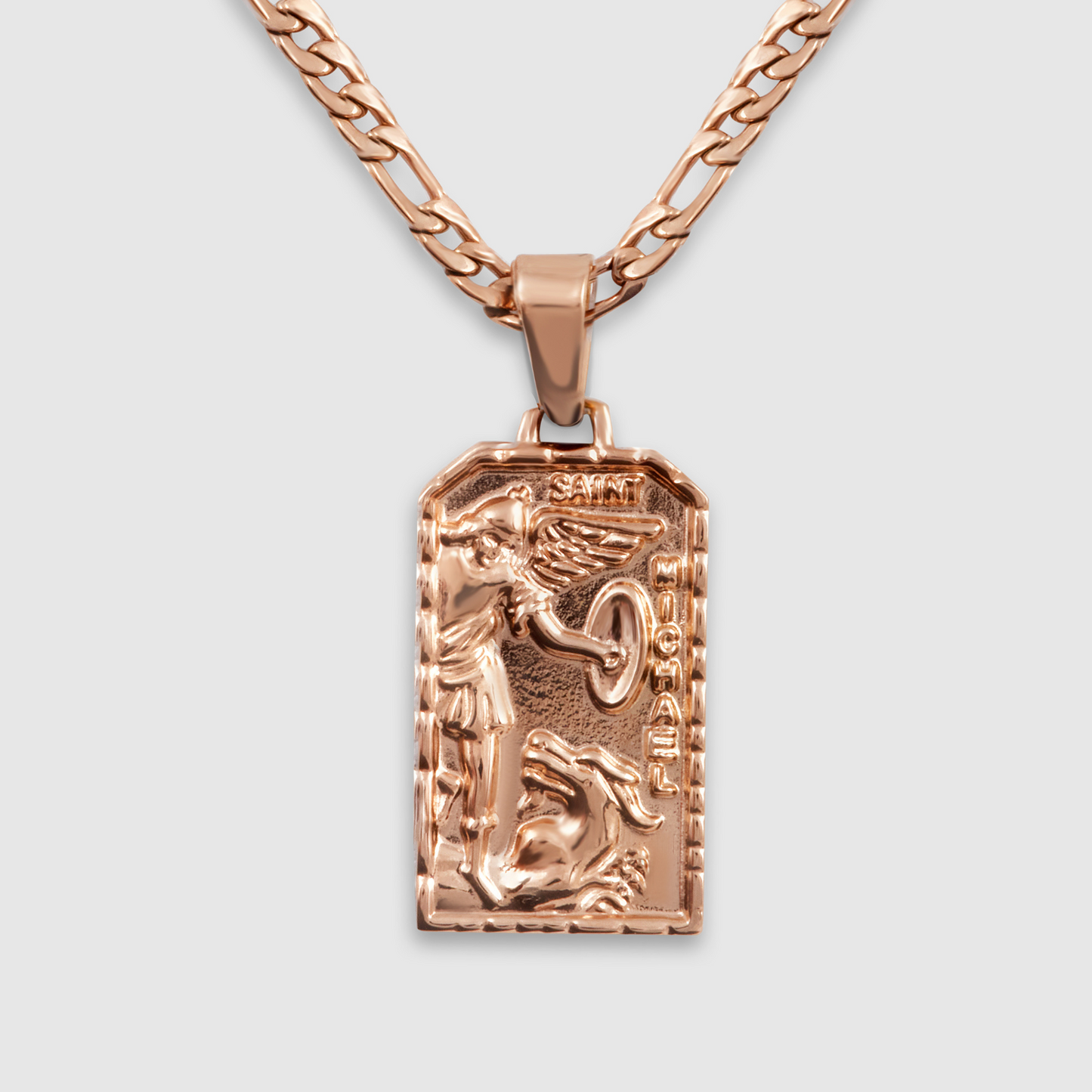 Sint Michael Hanger (Roze Goud)