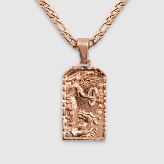 Sint Michael Hanger (Roze Goud)