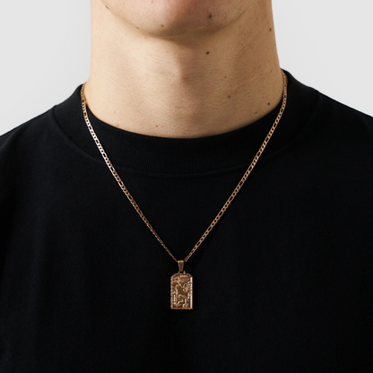Sint Michael Hanger (Roze Goud)