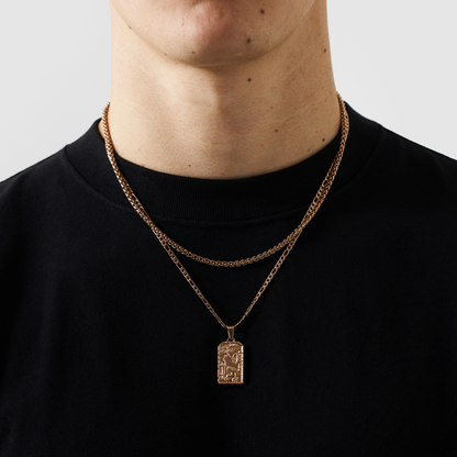 Sint Michael Hanger (Roze Goud)