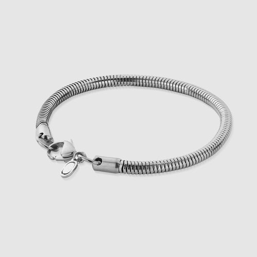 Slangenarmband (Zilver) 4mm