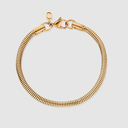 Slangenarmband (Goud) 4mm