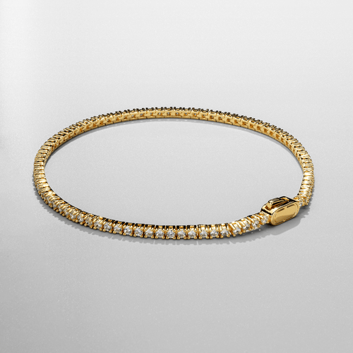 Tennisarmband (Goud) 2mm