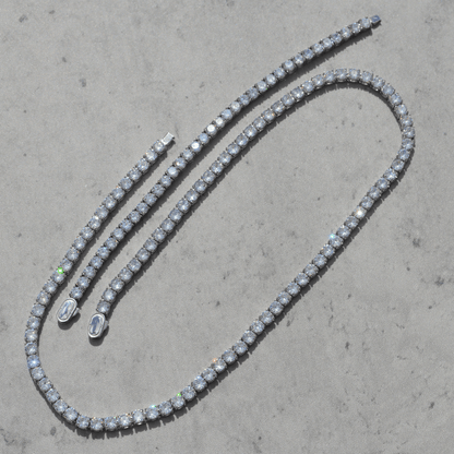 Tennis Set 5mm (Zilver)