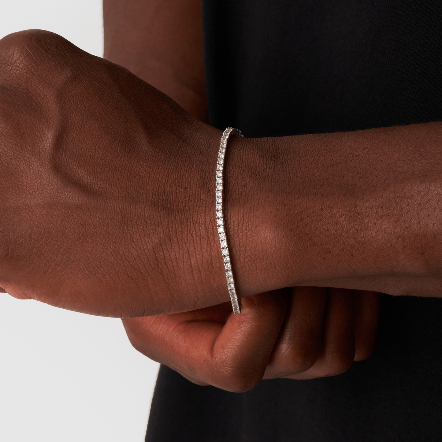 Tennisarmband (Zilver) 2mm