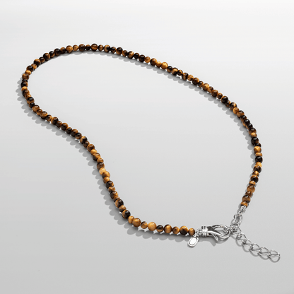 Tijgeroog Kralen Ketting