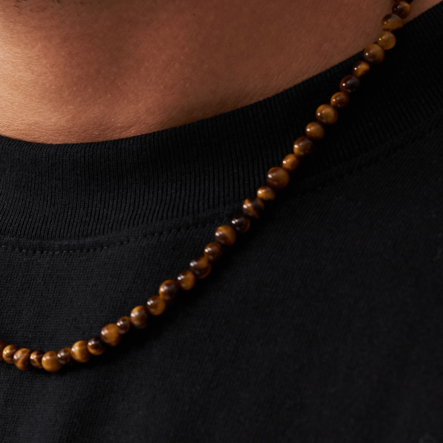 Tijgeroog Kralen Ketting