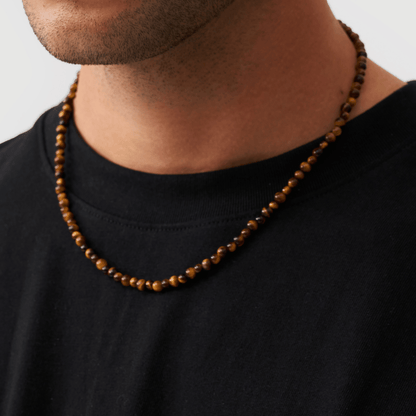 Tijgeroog Kralen Ketting